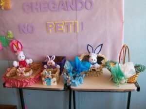 Read more about the article PETI de Vargeão confecciona cestas para Dia de Páscoa