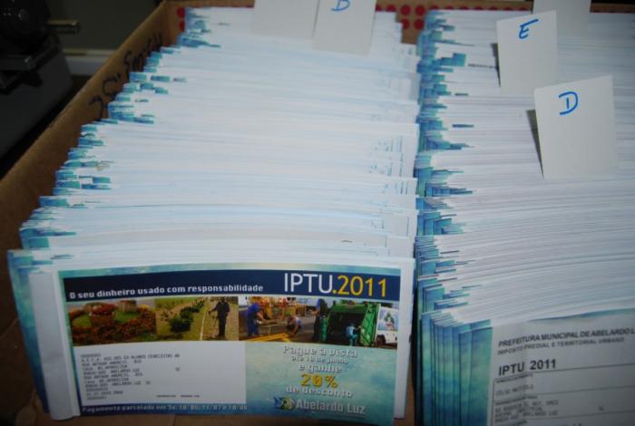 You are currently viewing Primeira parcela do IPTU 2011 vence dia 10 de junho