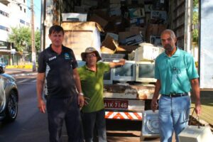Read more about the article Xaxim: Duas toneladas são recolhidas na coleta do lixo eletrônico