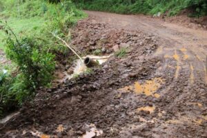 Read more about the article Chuvas danificaram estradas do interior de Xanxerê