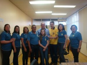 Read more about the article Faxinal dos Guedes: Giordani recebe visita do governador do Lions Clube Distrito LD-8