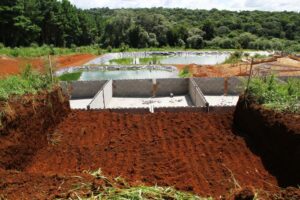 Read more about the article Terreno é preparado para instalação de reservatórios em estação de tratamento de Ponte Serrada