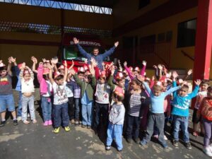 Read more about the article Crianças de creche de Ponte Serrada visitam sede do Corpo de Bombeiros