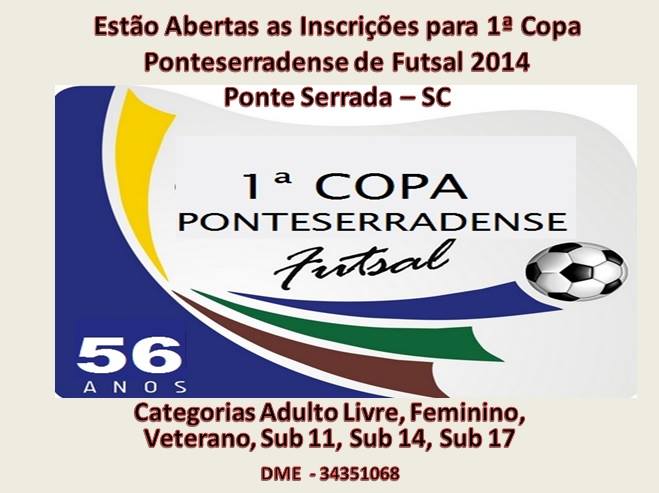 You are currently viewing Copa Ponteserradense de Futsal está com inscrições abertas