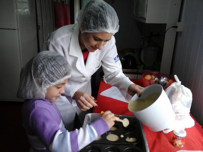 Read more about the article Crianças de Passos Maia aprendem bons hábitos alimentares