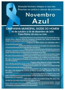 Read more about the article Xaxim pede apoio das empresas para divulgação do Novembro Azul