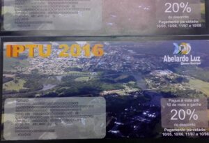 Read more about the article Prefeitura inicia entrega dos carnês do IPTU 2016