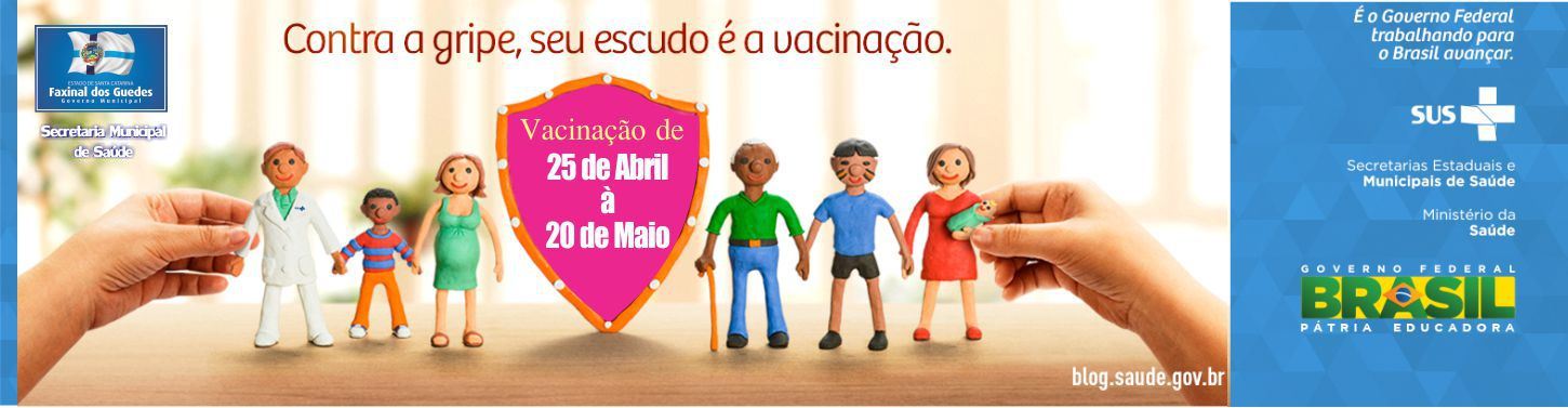 Read more about the article Roteiro da Campanha Nacional de Vacinação Contra INFLUENZA em Faxinal dos Guedes