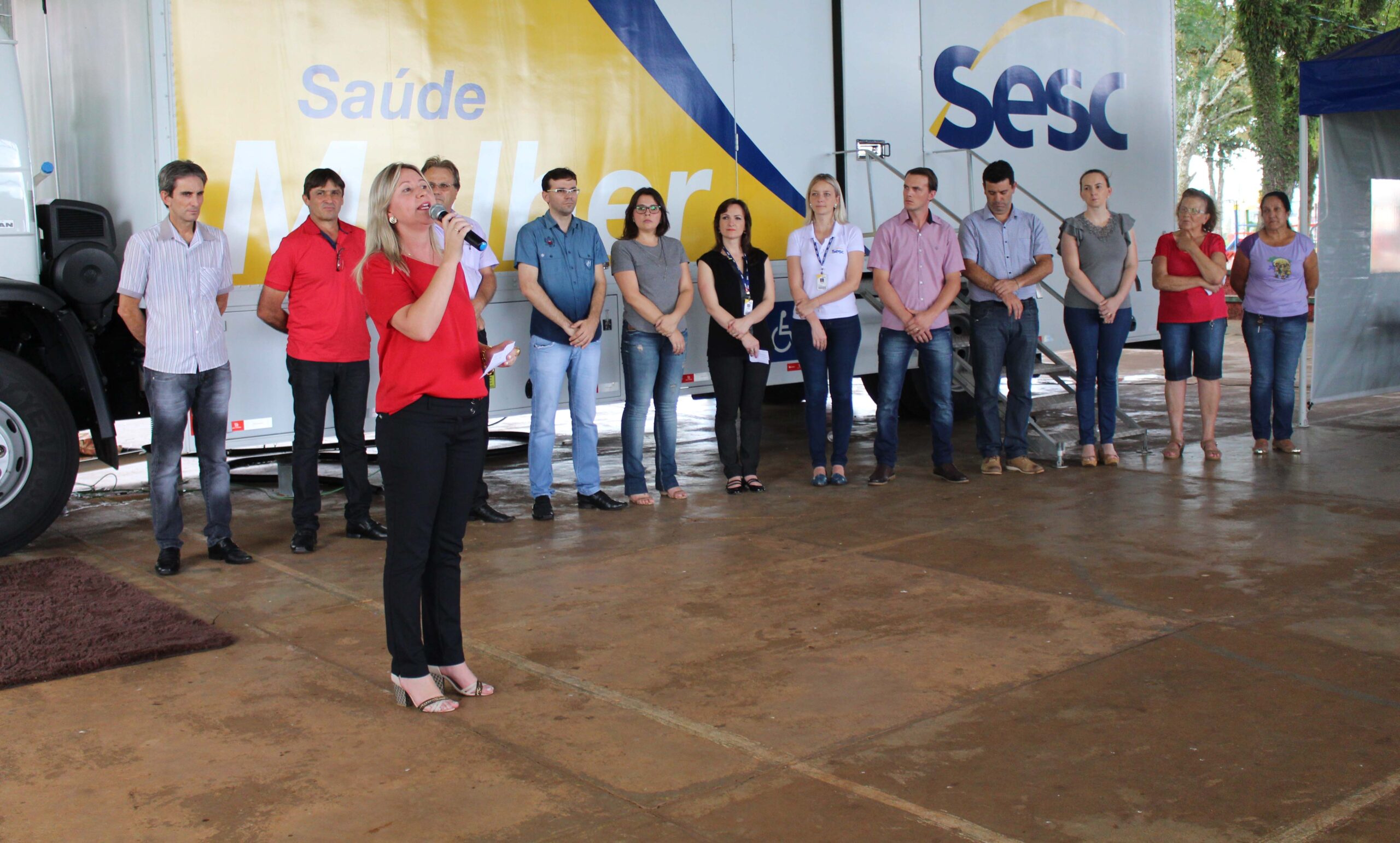 You are currently viewing Prefeita Eliéze realiza abertura oficial do SESC Saúde Mulher em São Domingos