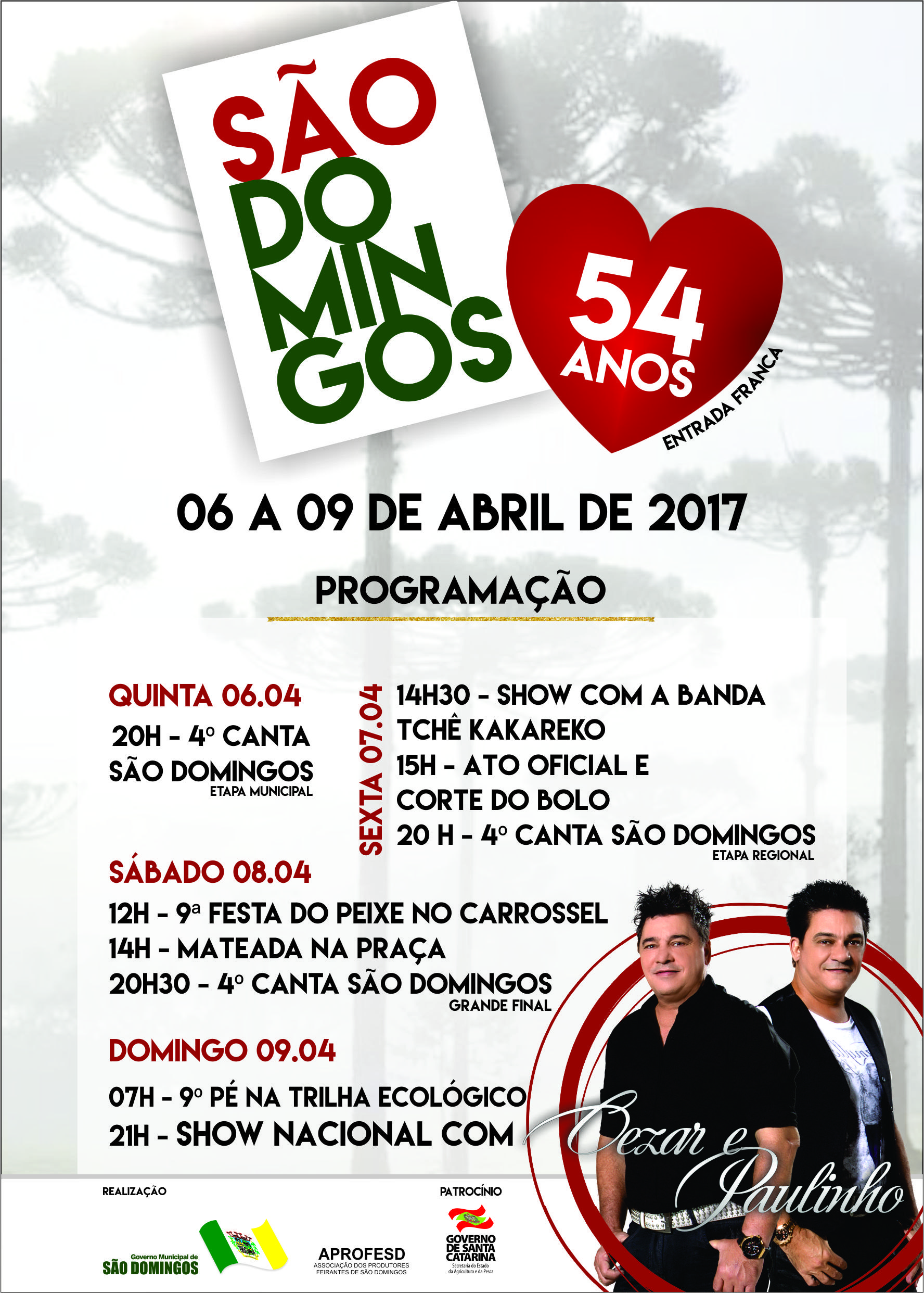 You are currently viewing Governo Municipal prepara programação especial em comemoração aos 54 anos de São Domingos