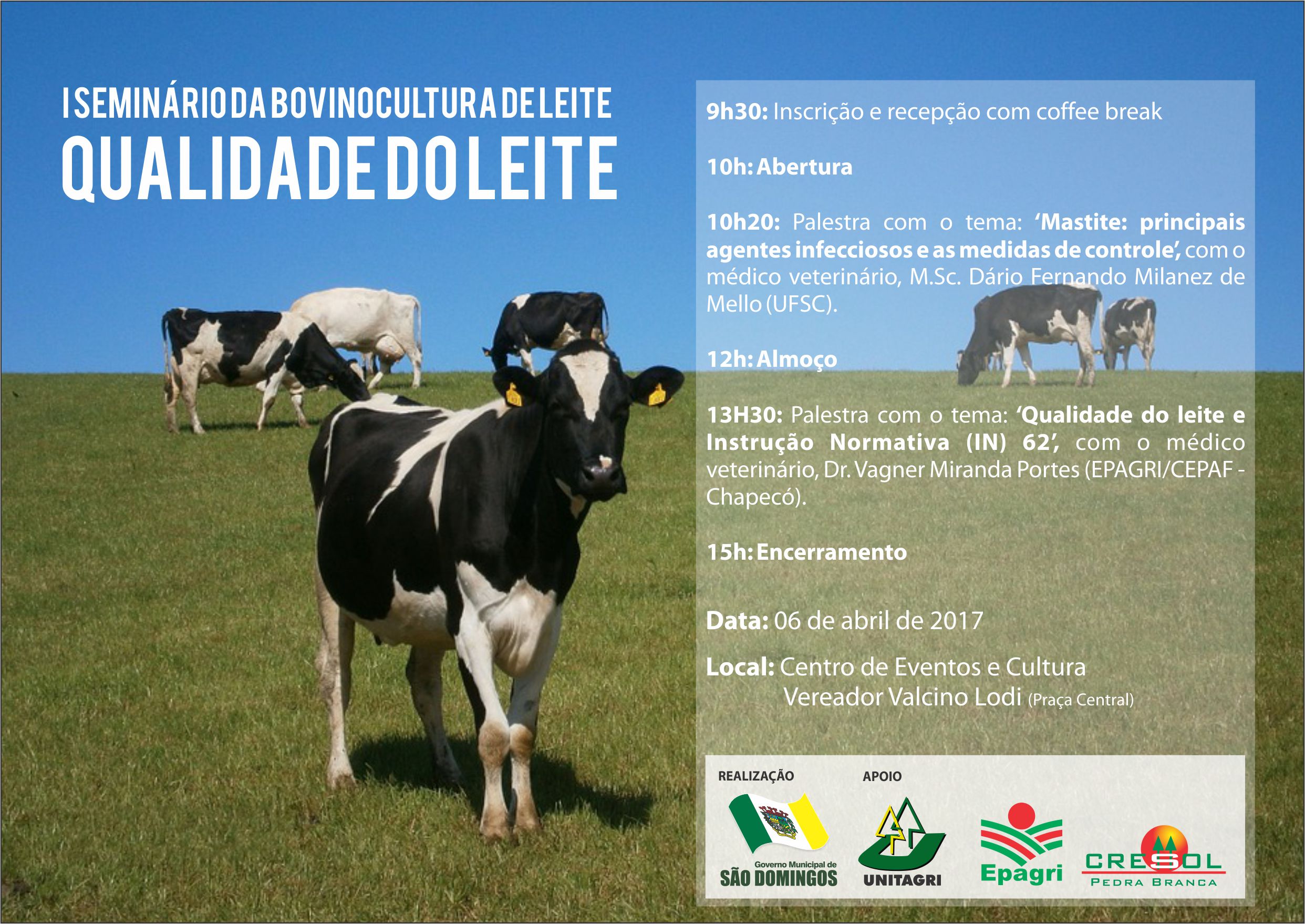You are currently viewing Secretaria de Agricultura promove 1º Seminário da Bovinocultura de Leite