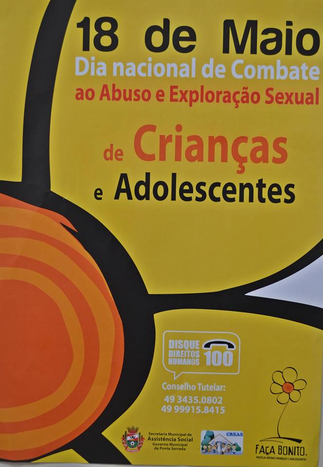 You are currently viewing CREAS de Ponte Serrada, lança cartaz da Campanha de Combate ao Abuso e a Exploração Sexual de Crianças e Adolescentes