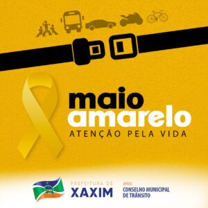 Read more about the article Administração Municipal apoia Campanha Nacional “Maio Amarelo” de prevenção aos acidentes no trânsito
