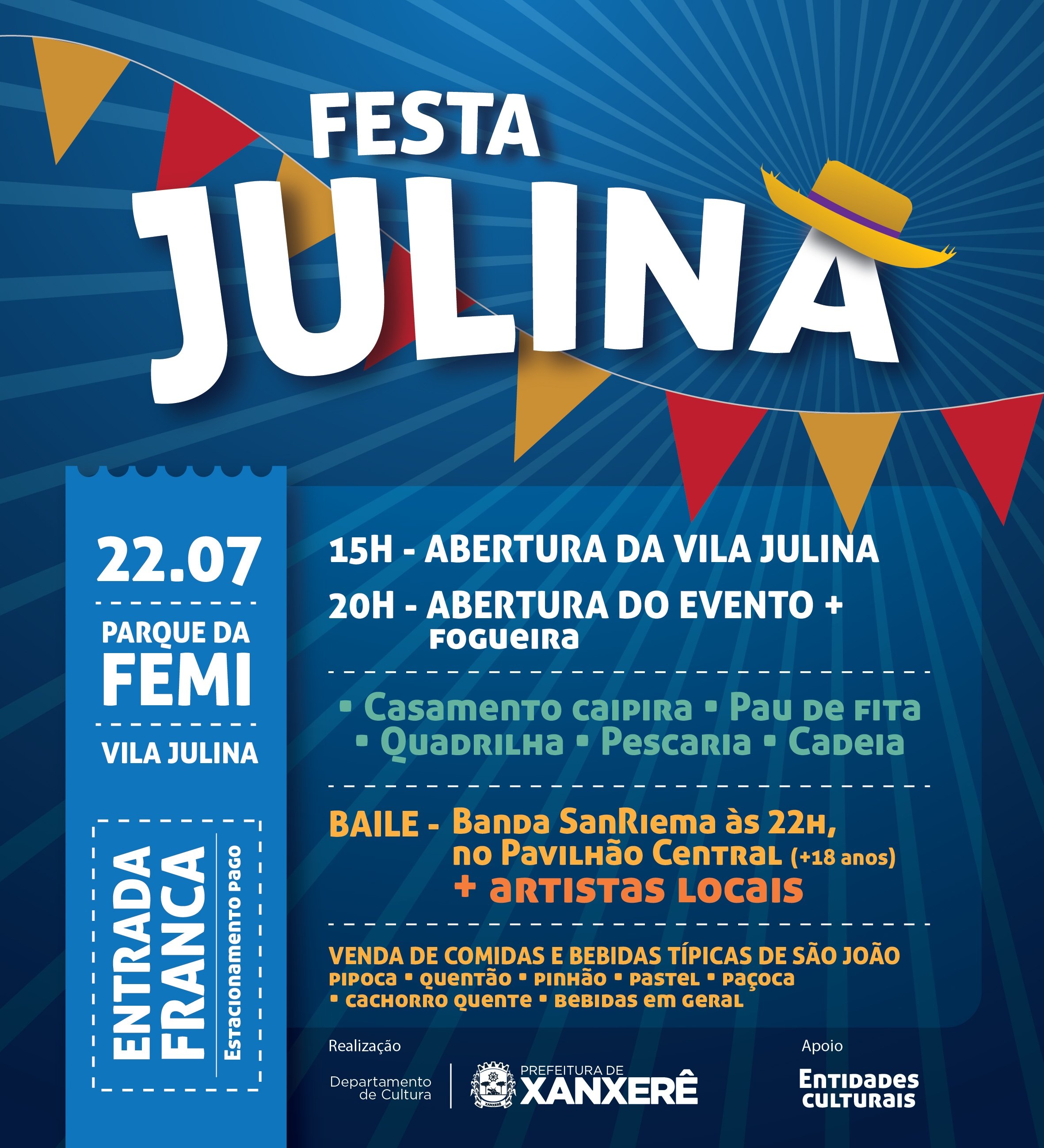 You are currently viewing Prefeitura de Xanxerê prepara diversas atrações para a Festa Julina
