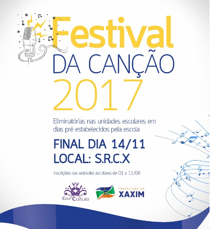 Read more about the article Eliminatórias para o Festival da Canção de Xaxim seguem até 30 de setembro nas escolas