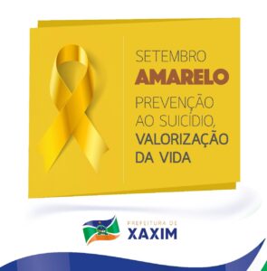 Read more about the article Setembro Amarelo: Caps de Xaxim prepara atividades de prevenção ao suicídio