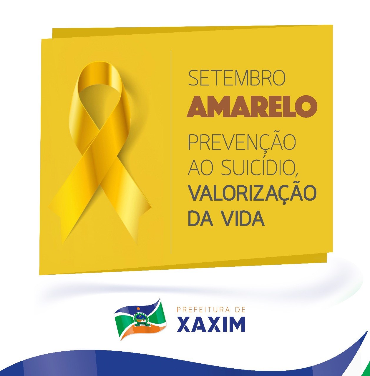 You are currently viewing Setembro Amarelo: Caps de Xaxim prepara atividades de prevenção ao suicídio