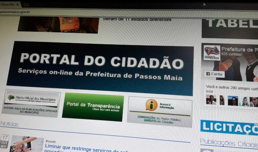 You are currently viewing Prefeitura de Passos Maia implanta sistema de serviços on-line para contribuintes