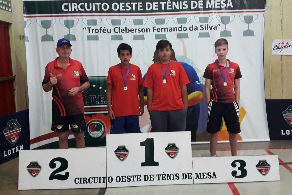 Read more about the article Atletas do Tênis de Mesa de São Domingos conquistam 3º lugar na 4ª Etapa do Circuito Oeste
