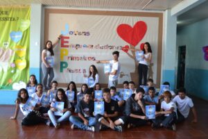 Read more about the article Projeto “Mãos Solidárias”, desenvolvido pelos alunos da Escola Antonio Paglia ajudará Lar dos Velhinhos São Roque em Ponte Serrada