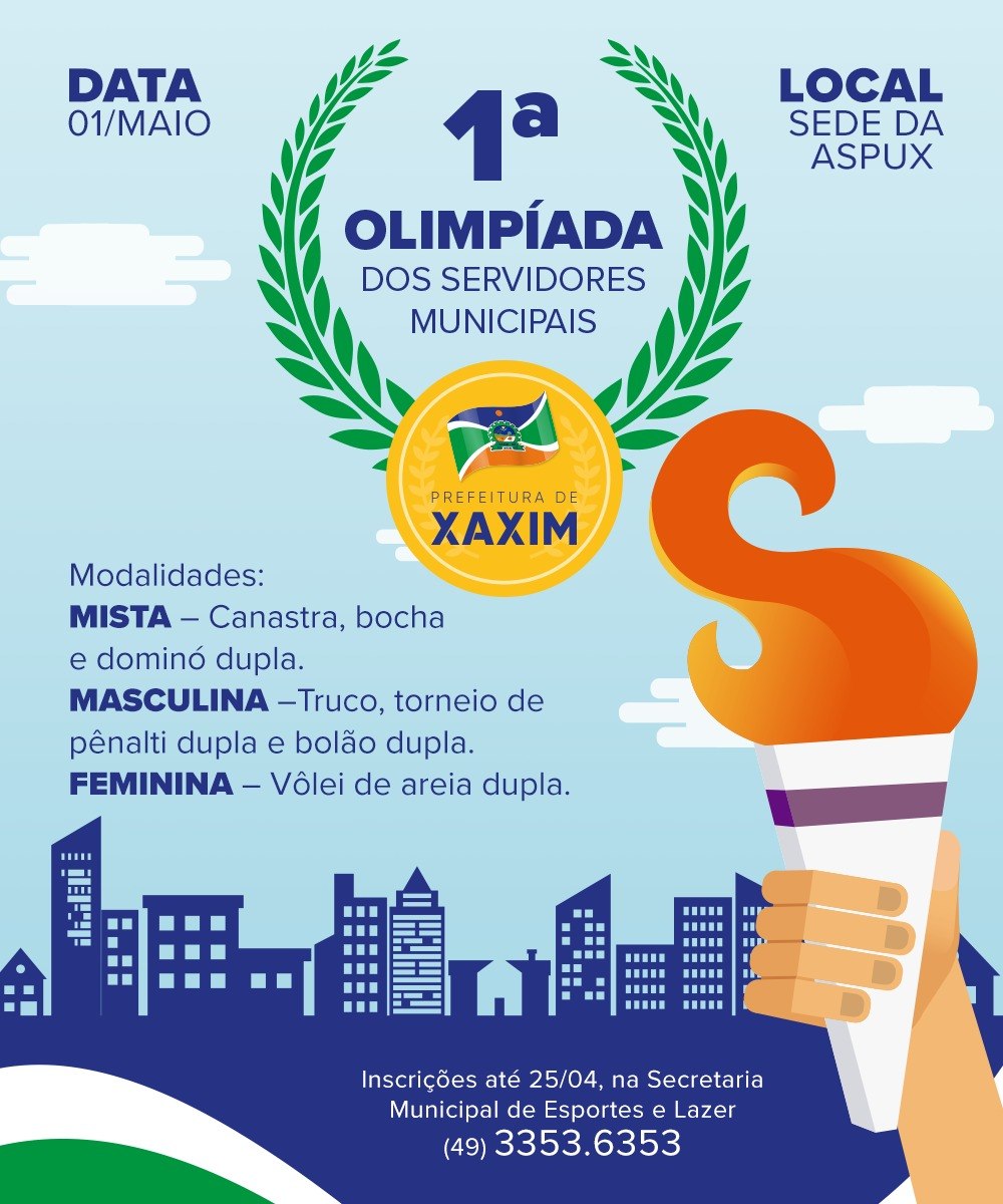 You are currently viewing Prefeitura de Xaxim organiza 1ª Olimpíada dos Servidores Municipais