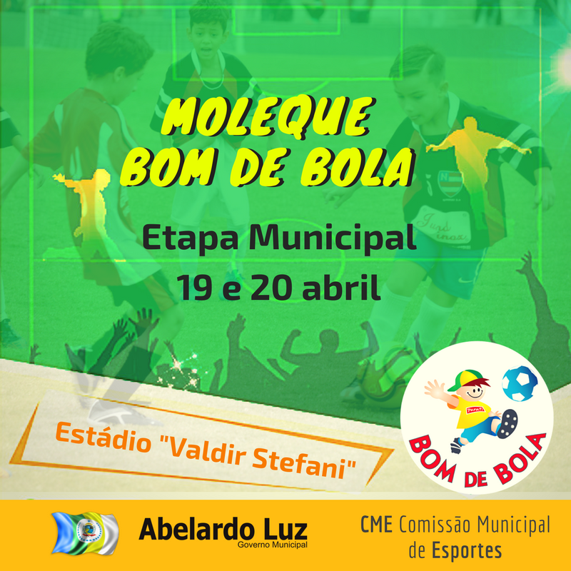 You are currently viewing Etapa municipal do Moleque Bom de Bola será nesta quinta e sexta em Abelardo Luz