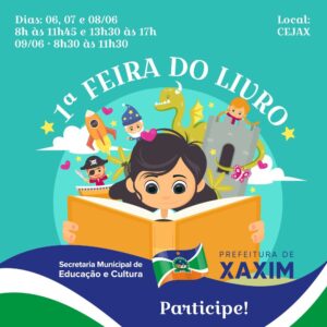 Read more about the article Secretaria de Educação e Cultura realiza a 1ª Feira do Livro em Xaxim