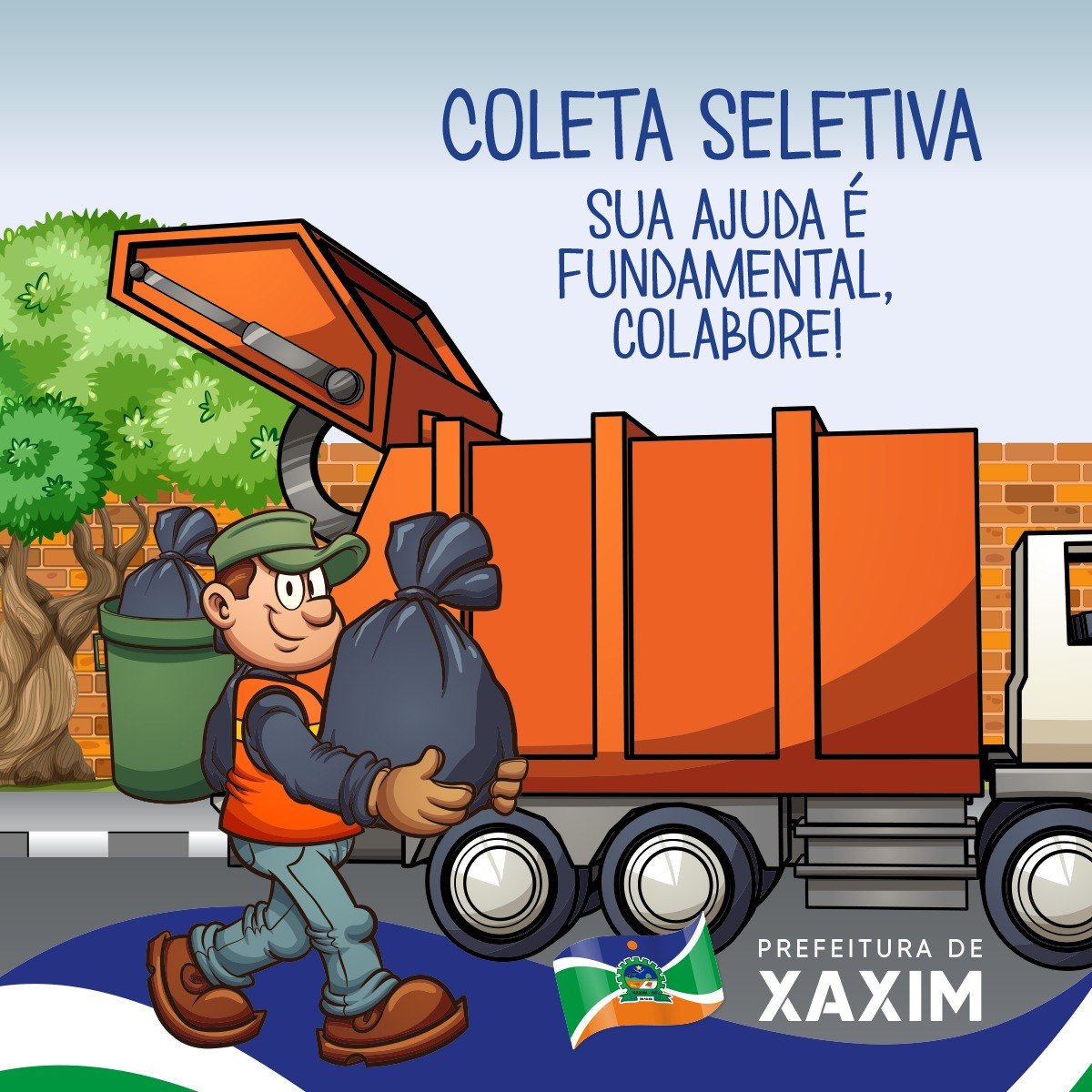 Read more about the article Governo de Xaxim divulga dias e horários da coleta seletiva na cidade e no interior