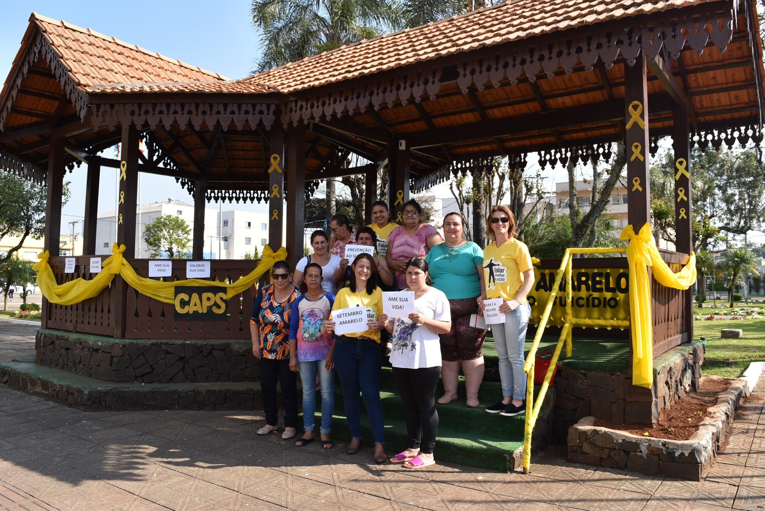 You are currently viewing Setembro Amarelo: Caps de Xaxim realiza atividades em alusão ao Dia Mundial de Prevenção ao Suicídio