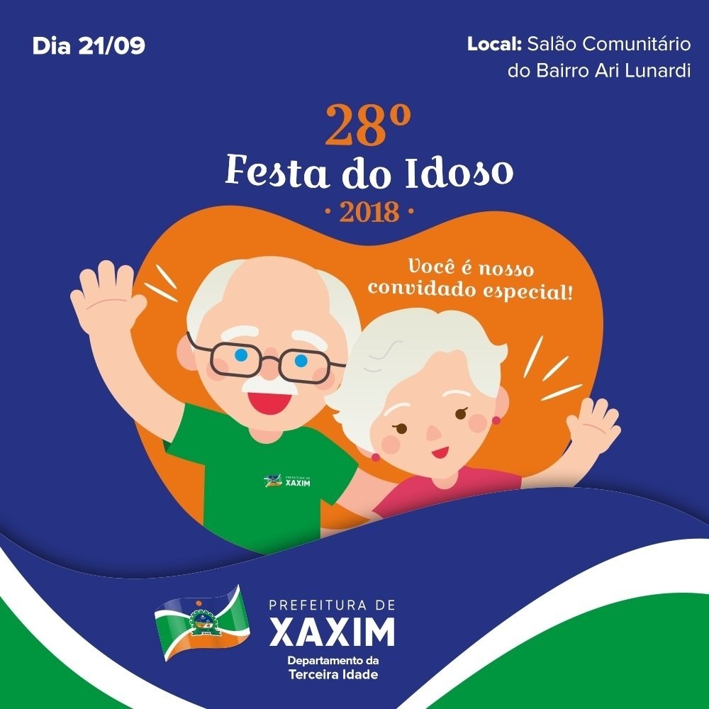 You are currently viewing Xaxim organiza 28ª Festa Municipal do Idoso
