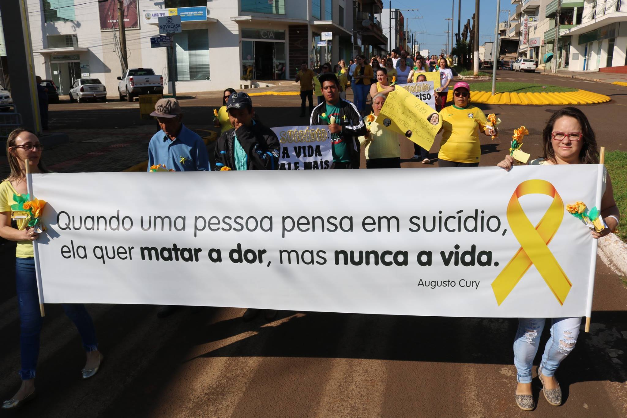 You are currently viewing CAPS realiza caminhada de prevenção ao suicídio em Abelardo Luz