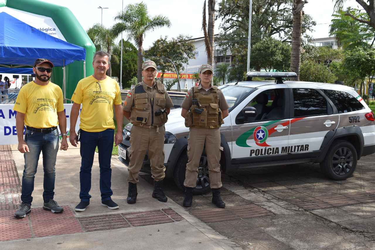 Read more about the article Departamento e Conselho Municipal de Trânsito realizam Campanha Maio Amarelo