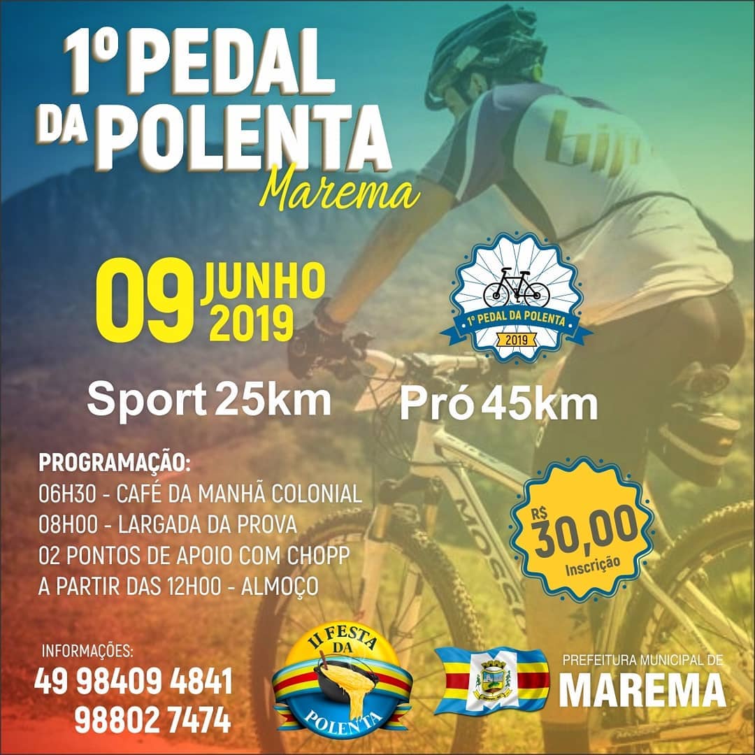 Read more about the article 225 ciclistas já estão confirmados no 1º Pedal da Polenta