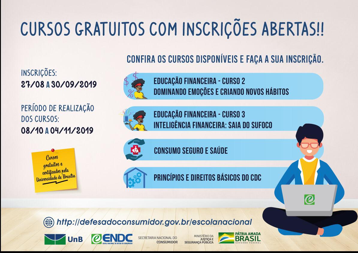 Read more about the article Abertas inscrições para curso sobre Direito do Consumidor