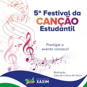 Read more about the article Festival da canção estudantil está marcado para o próximo dia 12