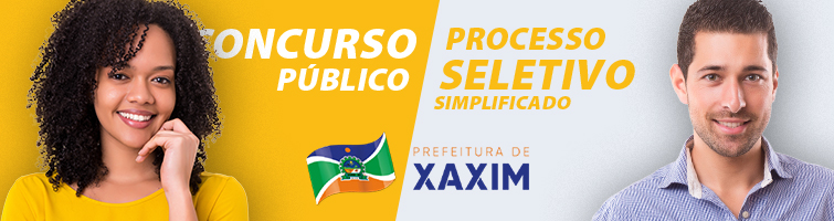 Read more about the article Abertas inscrições para Concurso Público e Processos Seletivos em Xaxim
