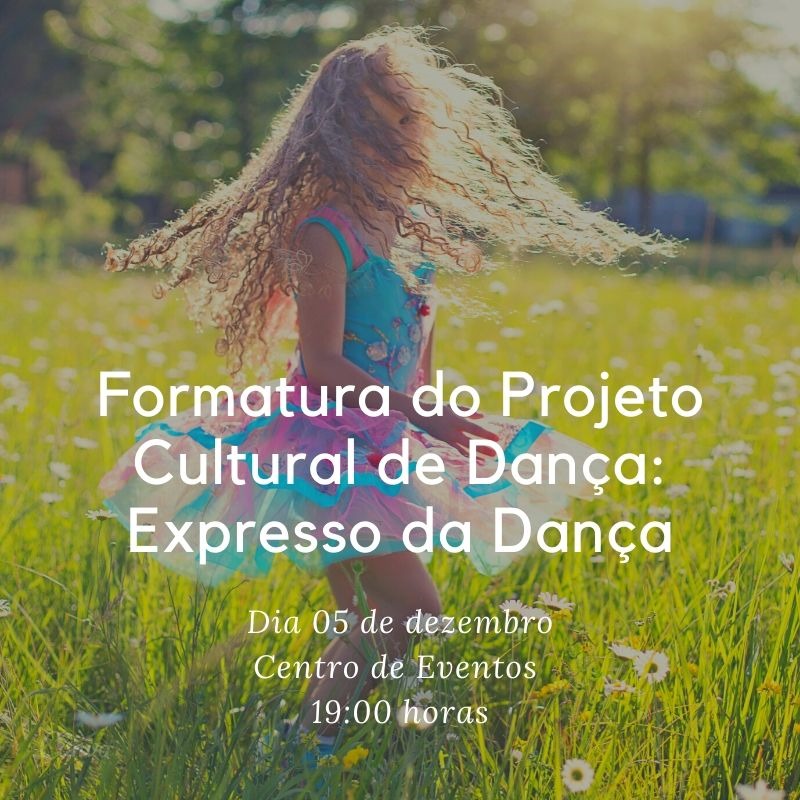 You are currently viewing Formatura do Projeto Cultural de Dança acontece no próximo mês