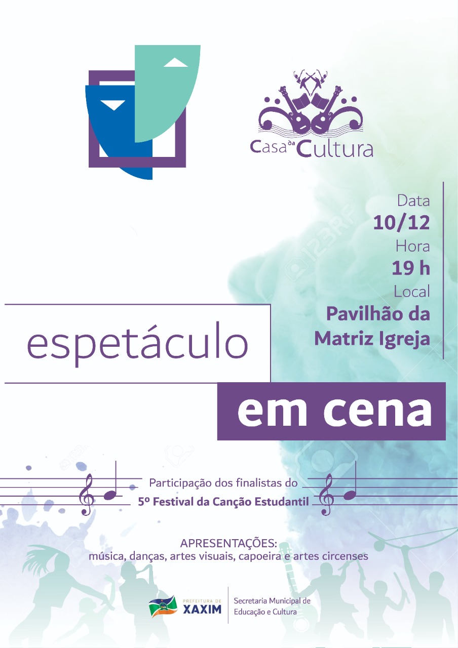 You are currently viewing Casa da Cultura realiza Espetáculo na próxima terça-feira
