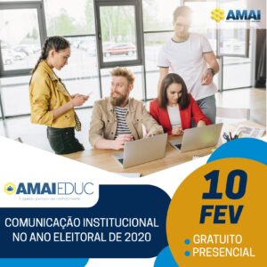 Read more about the article Curso da AMAI explica o que é ou não permitido na comunicação em ano eleitoral