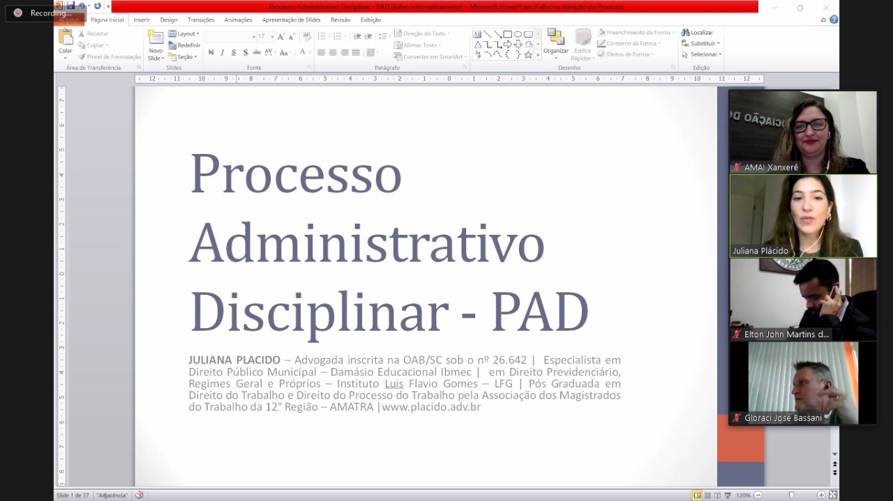 You are currently viewing AMAI realiza curso sobre Processo Administrativo Disciplinar