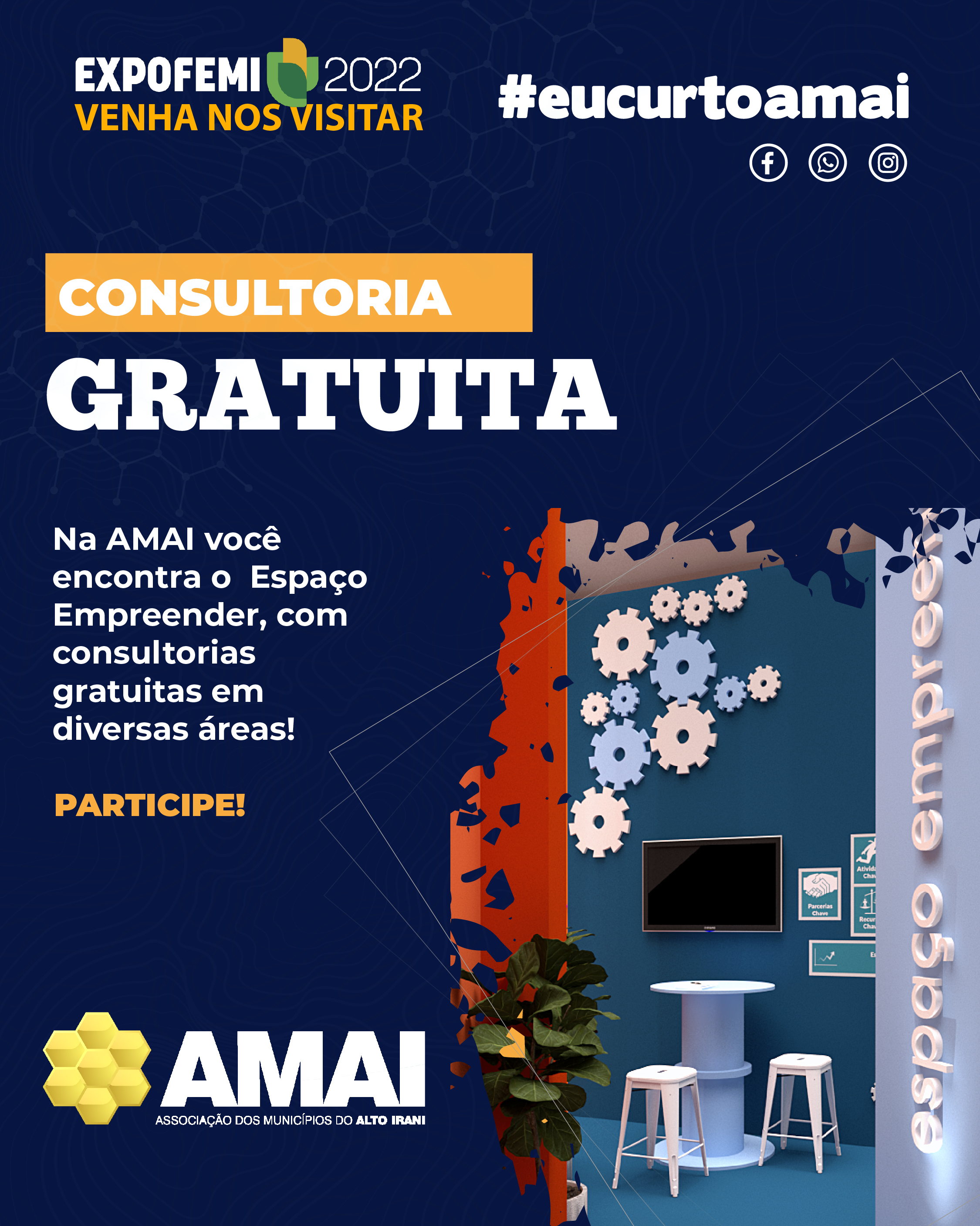 Read more about the article AMAI promove consultorias gratuitas durante a EXPOFEMI