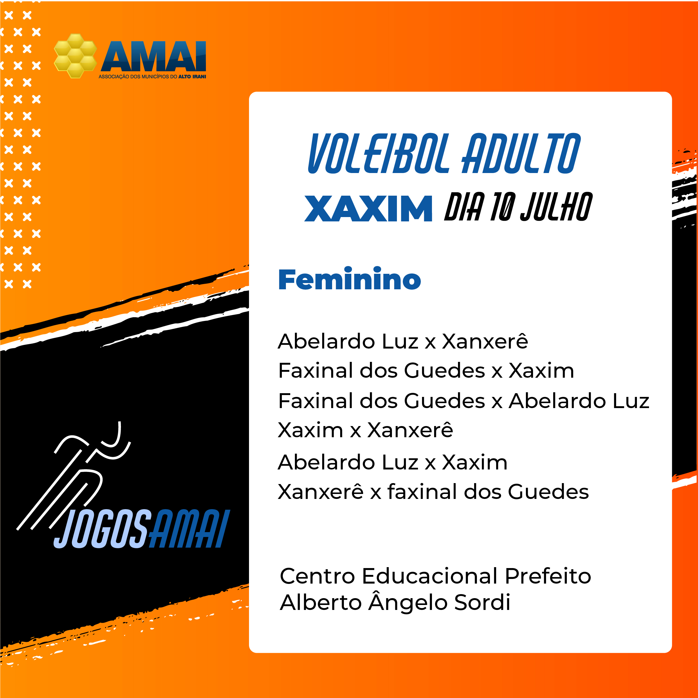 Read more about the article Jogos da AMAI categoria adulto iniciam nesse final de semana