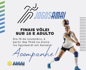 Read more about the article Domingo tem finais do vôlei pelos Jogos da AMAI
